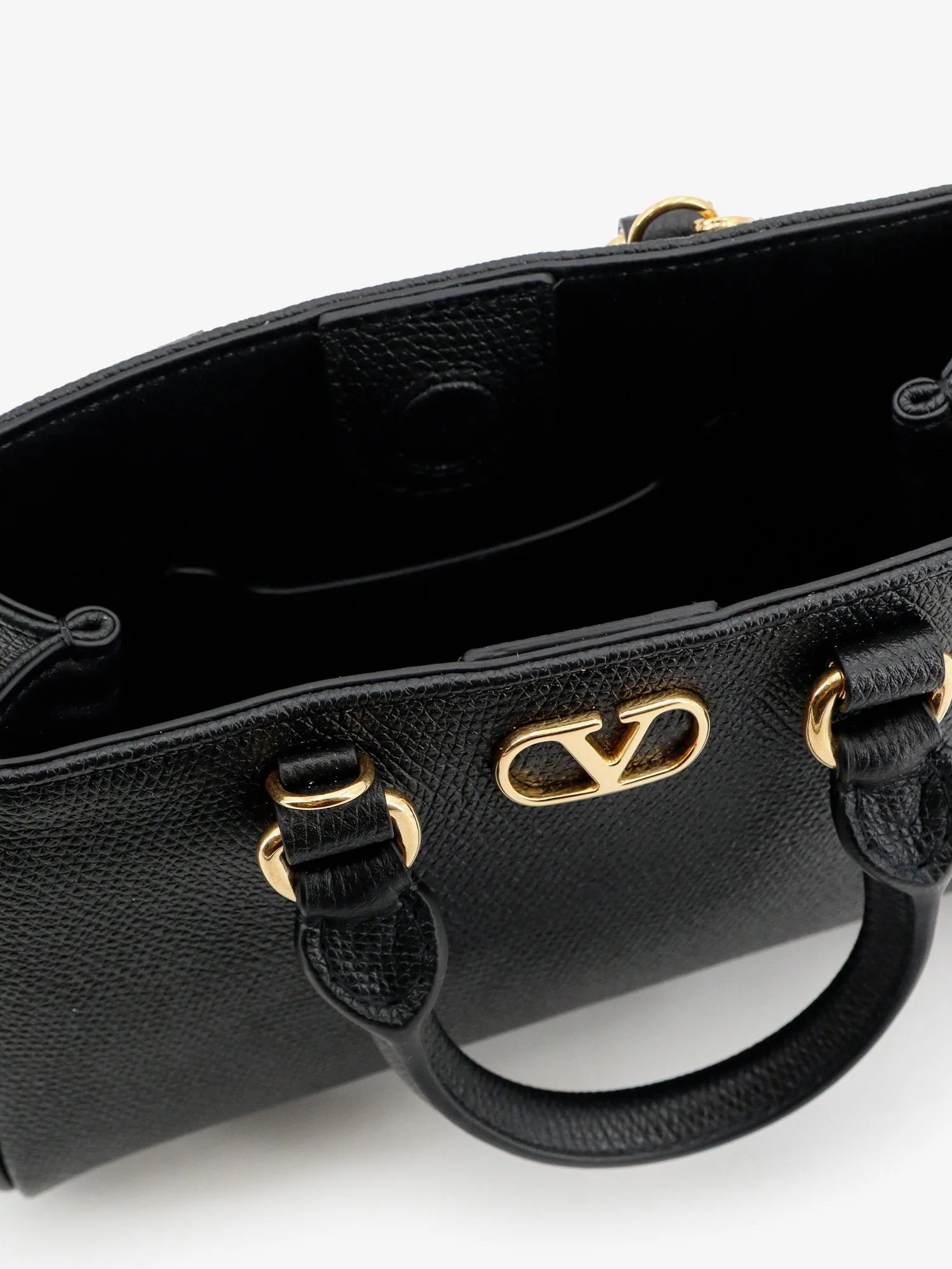 VLogo Signature Mini Leather Handbag