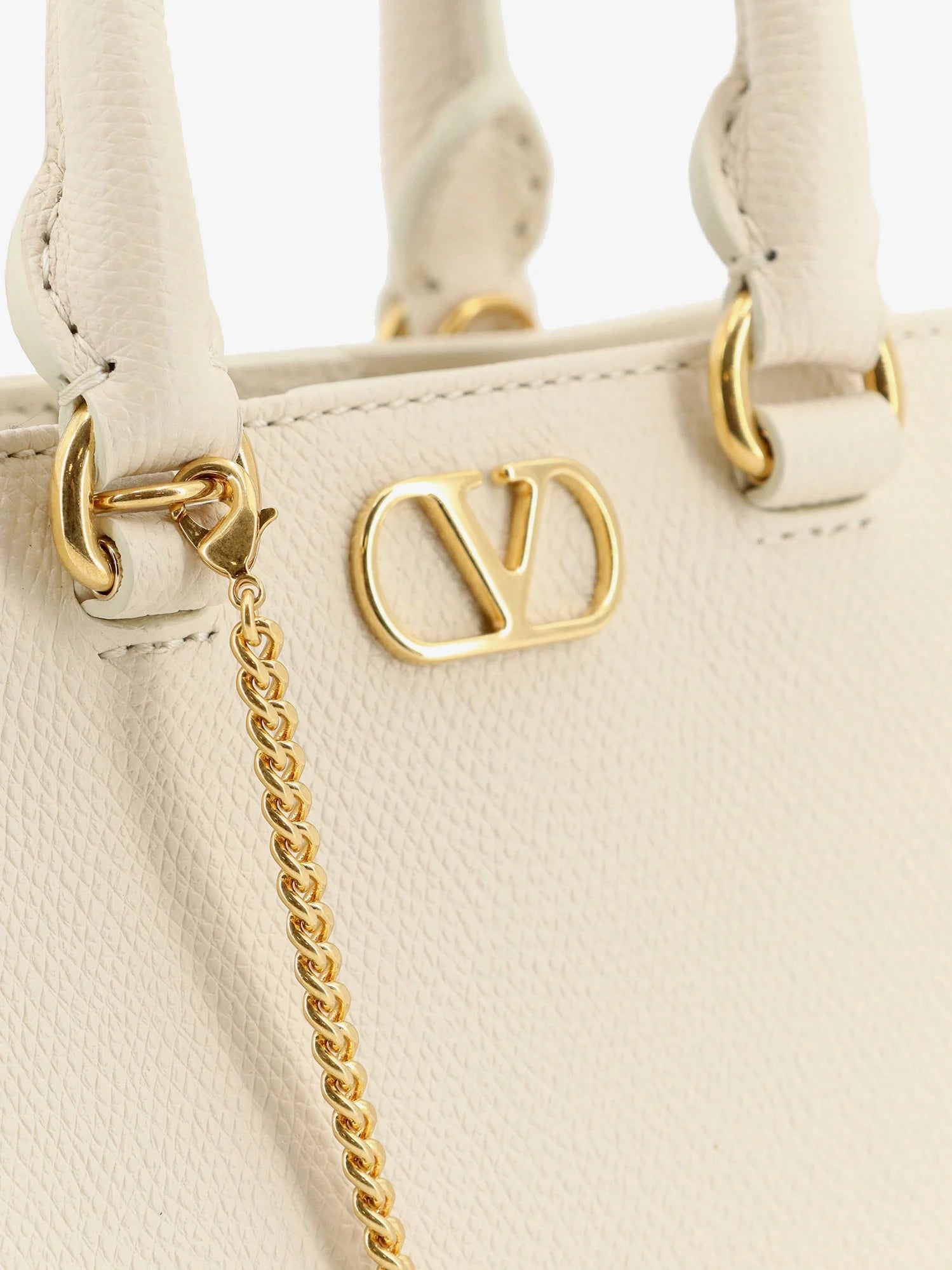 VLogo Signature Mini Leather Handbag