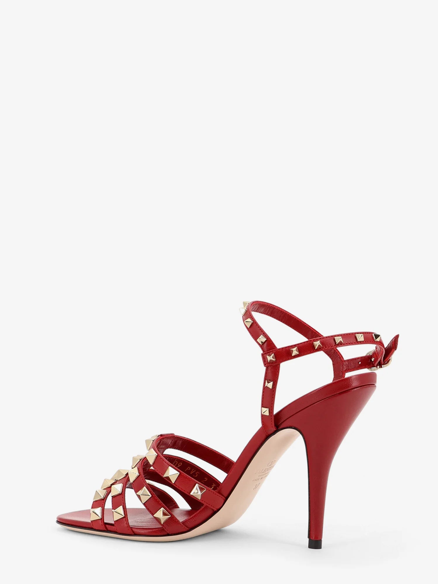 Rockstud leather sandals with iconic all-over studs