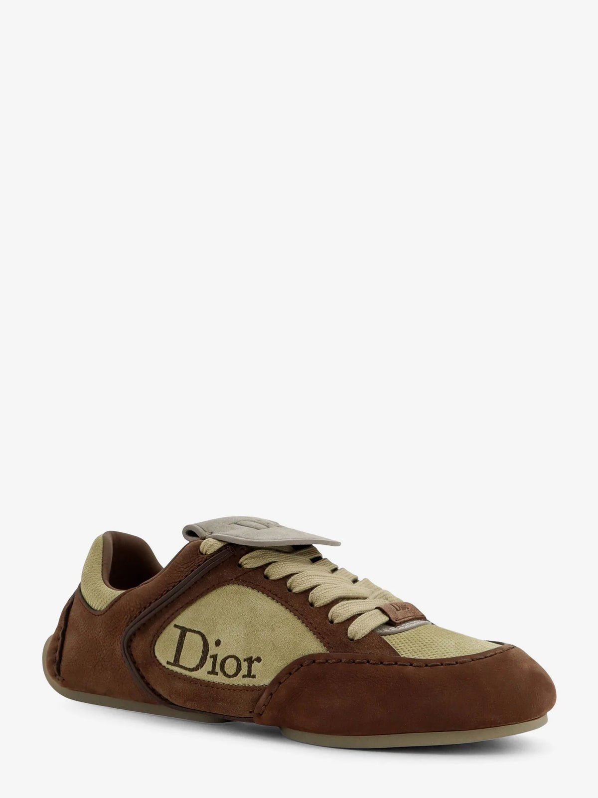 Derby Dior Roadie nabuk and suede sneakers