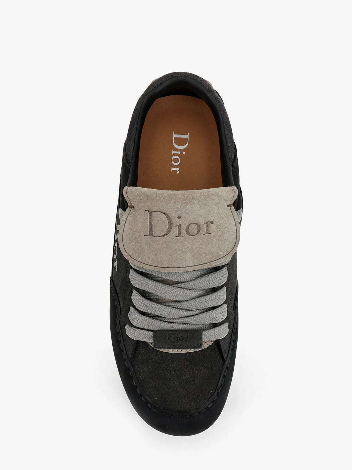 Derby Dior Roadie nabuk and suede sneakers