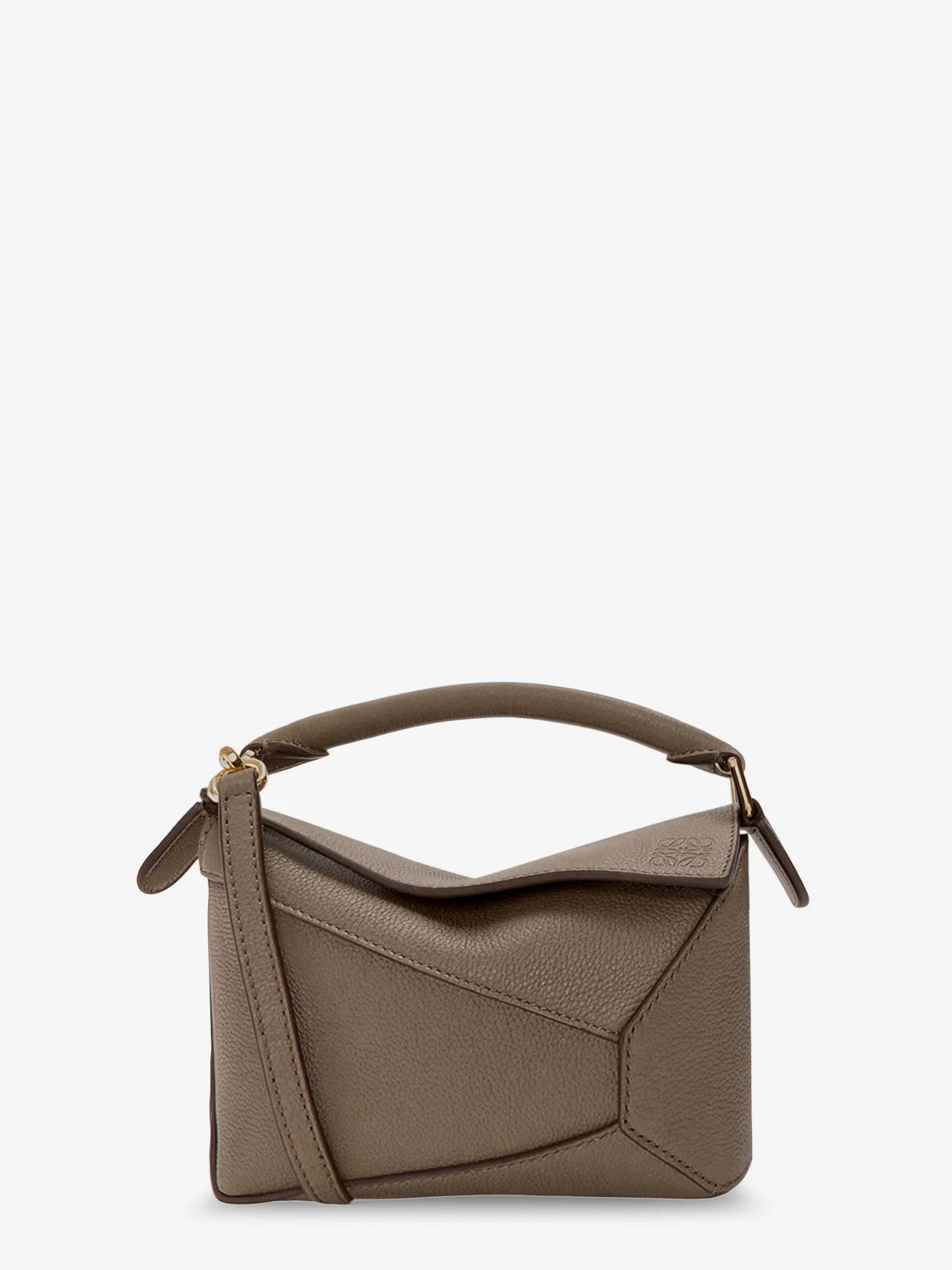 Puzzle Edge Mini Leather Handbag