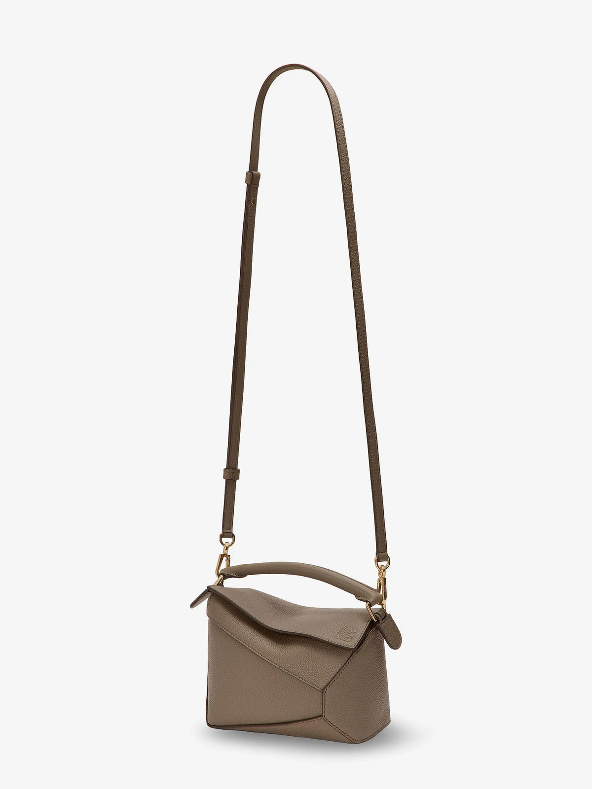 Puzzle Edge Mini Leather Handbag