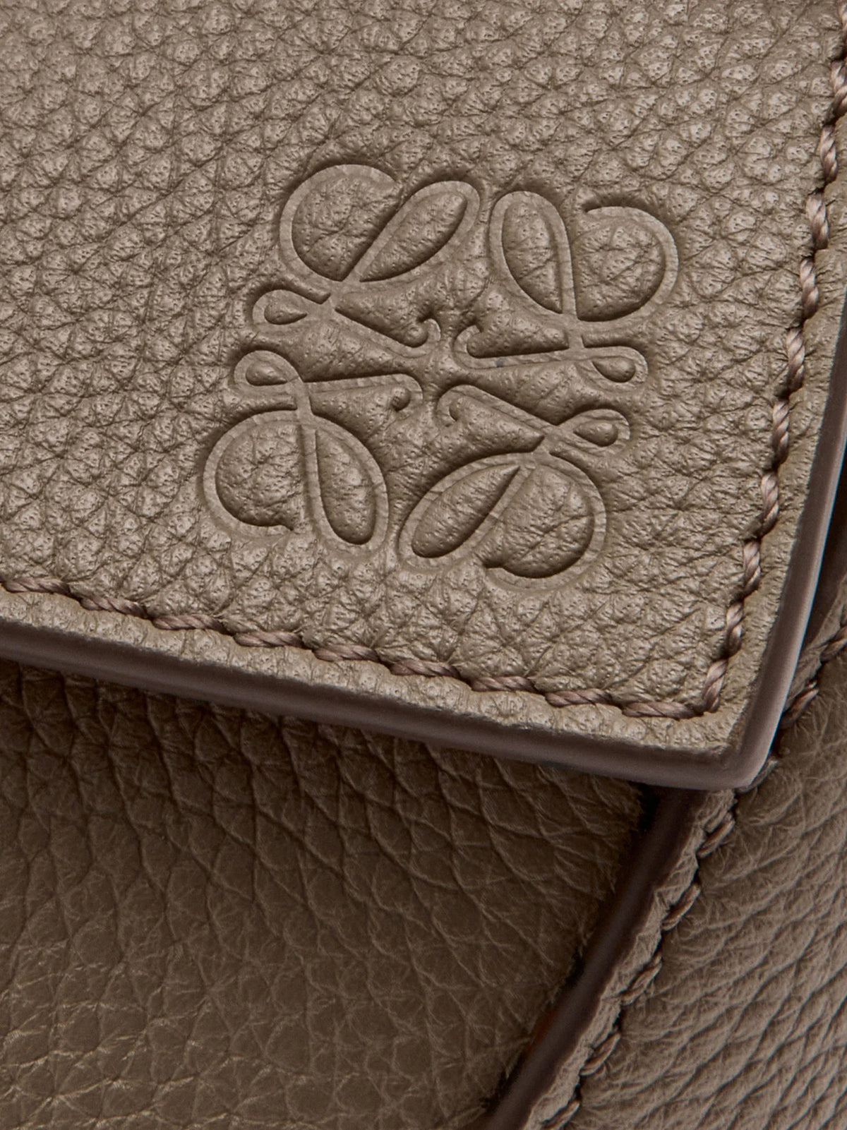 Puzzle Edge Mini Leather Handbag