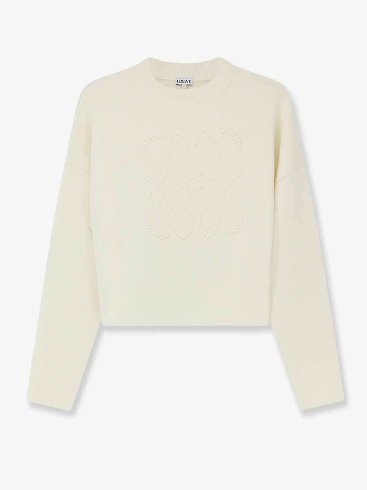Wool blend crewneck sweater