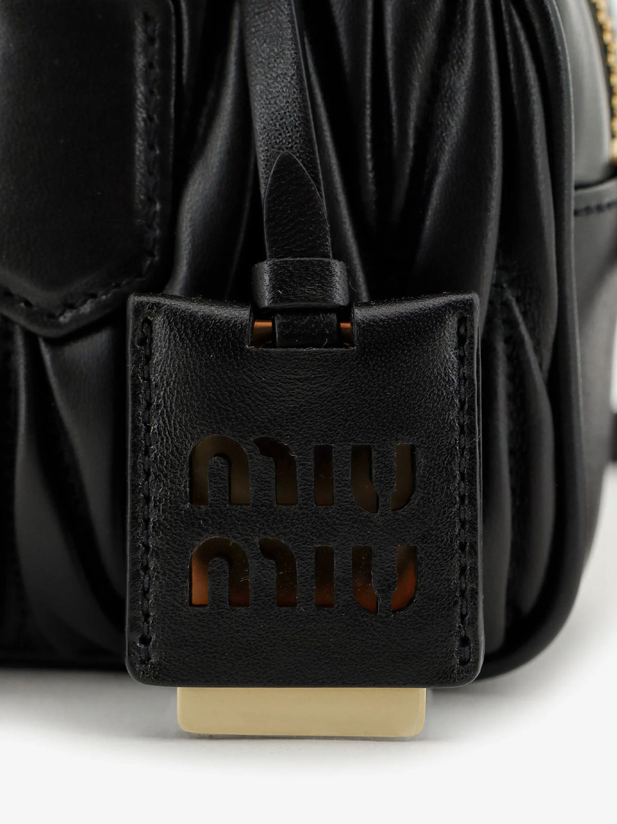 Arcadie quilted leather shoulder bag