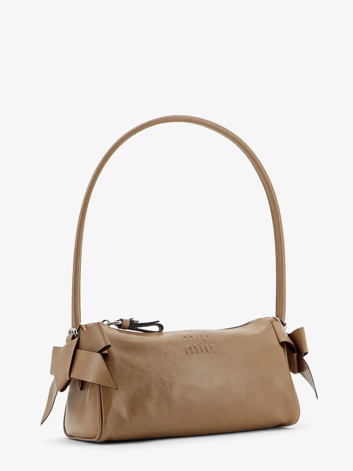 Leather shoulder bag