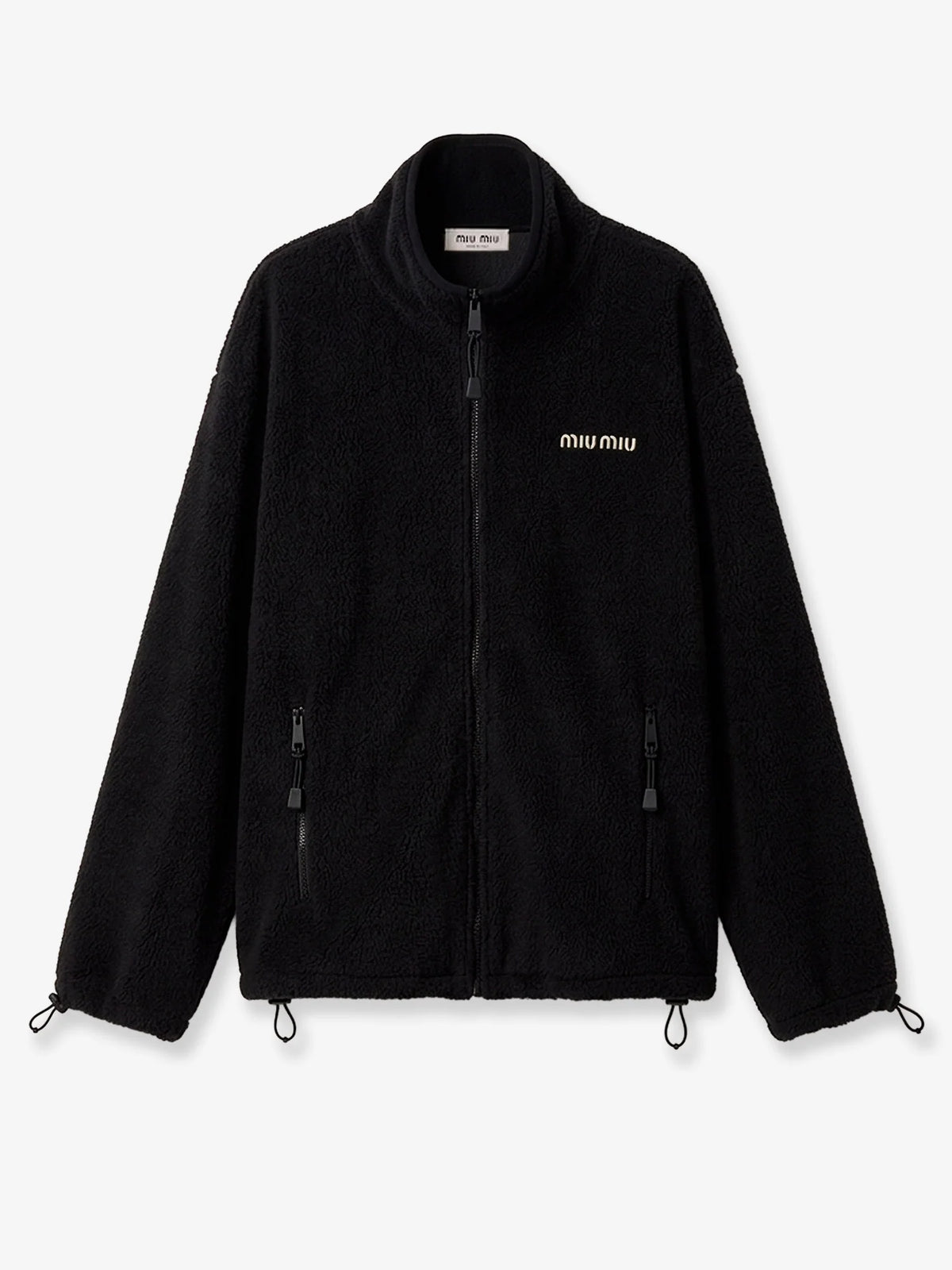 Oversized cotton zip-up sweatshirt