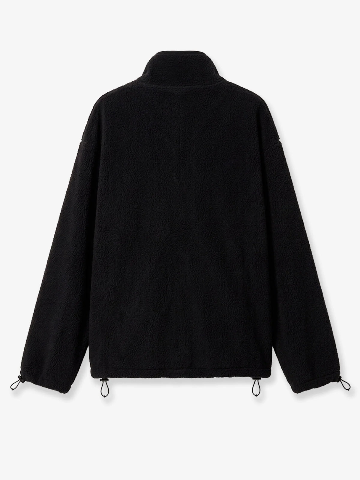 Oversized cotton zip-up sweatshirt