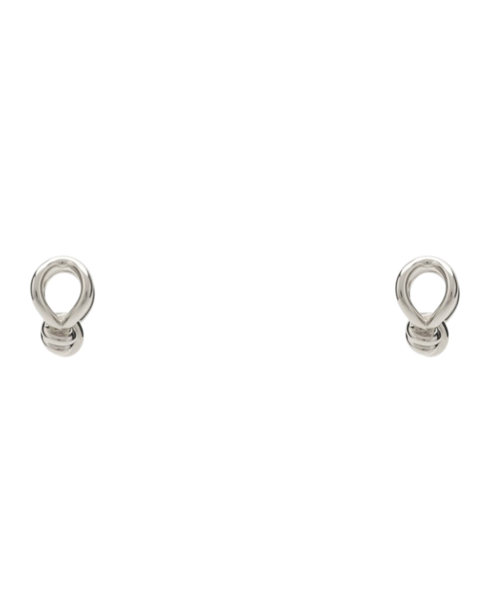 Bottega Veneta シルバーノットピアス – SU
