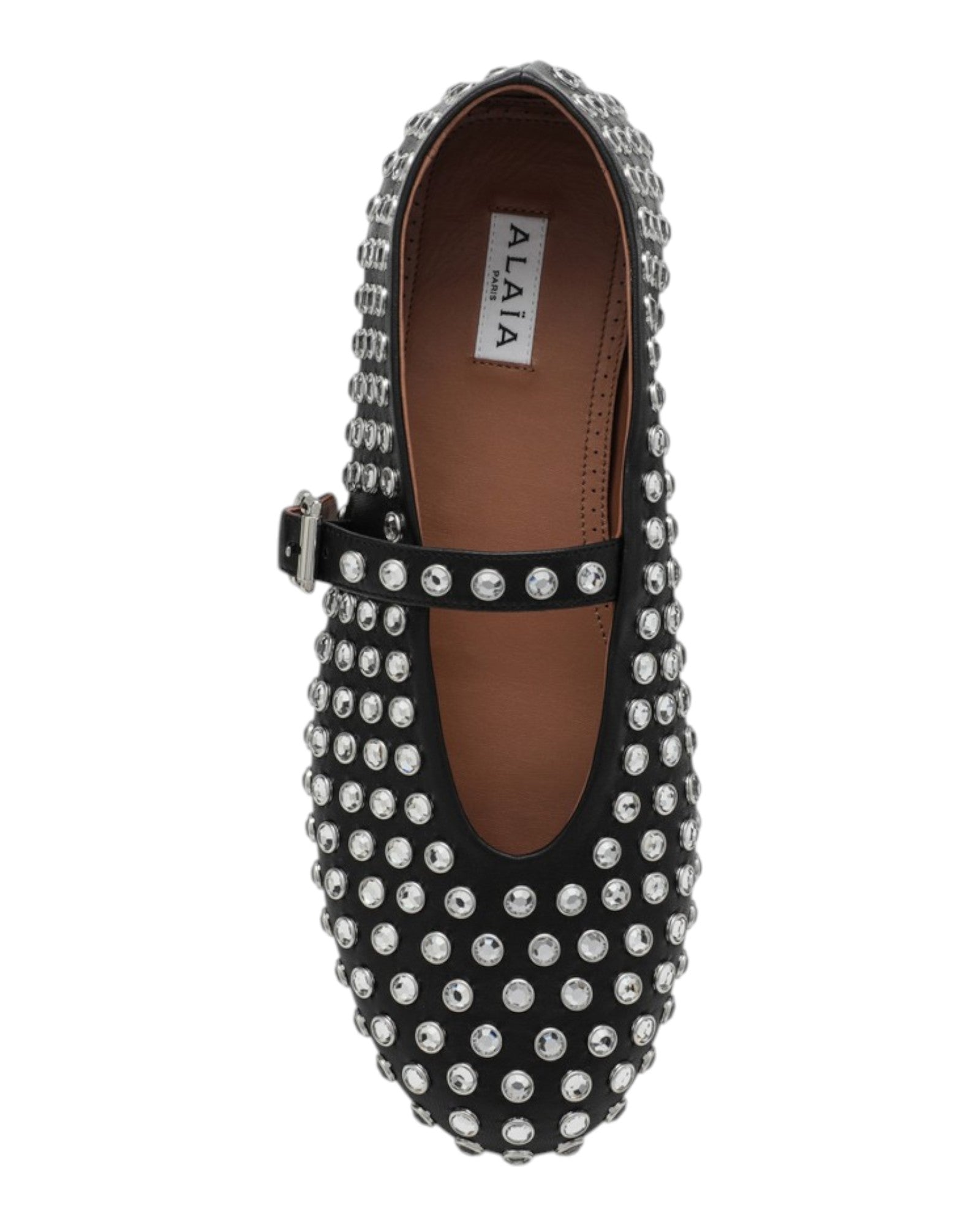 Alaia ラインストーン バレリーナ
