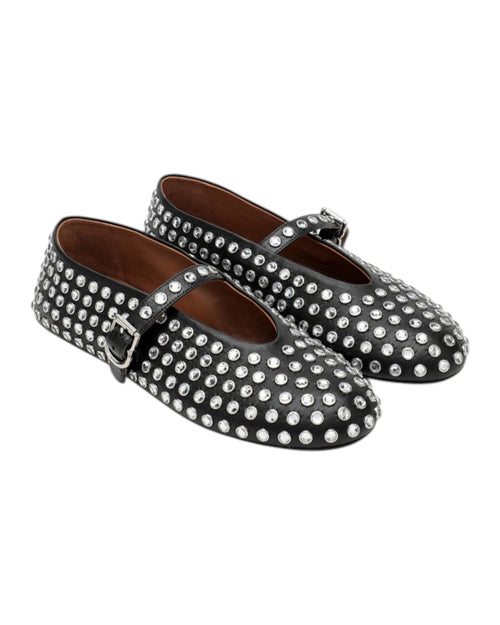 Alaia ラインストーン バレリーナ