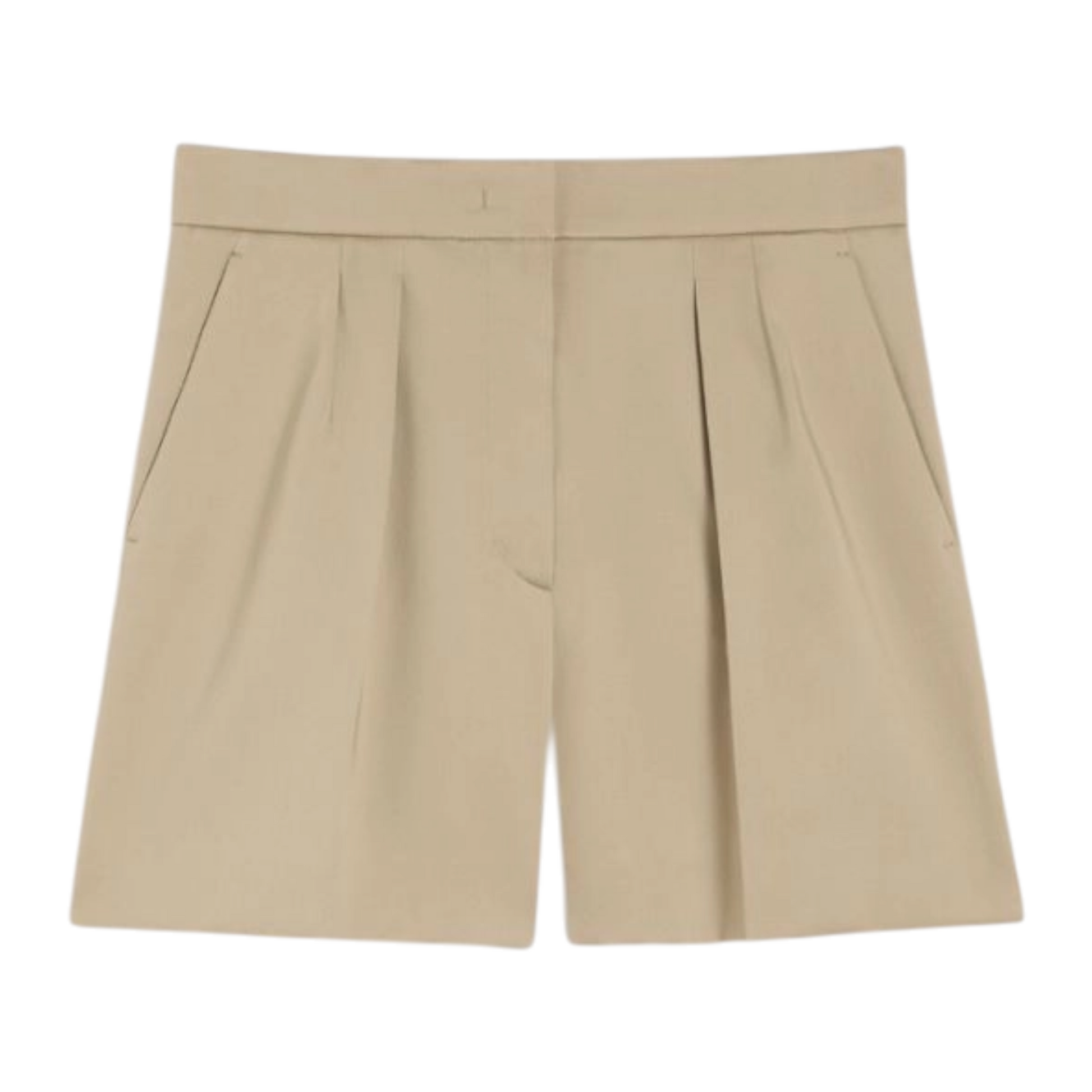 Max Mara　[タバッコ] コットン サテン ショート パンツ