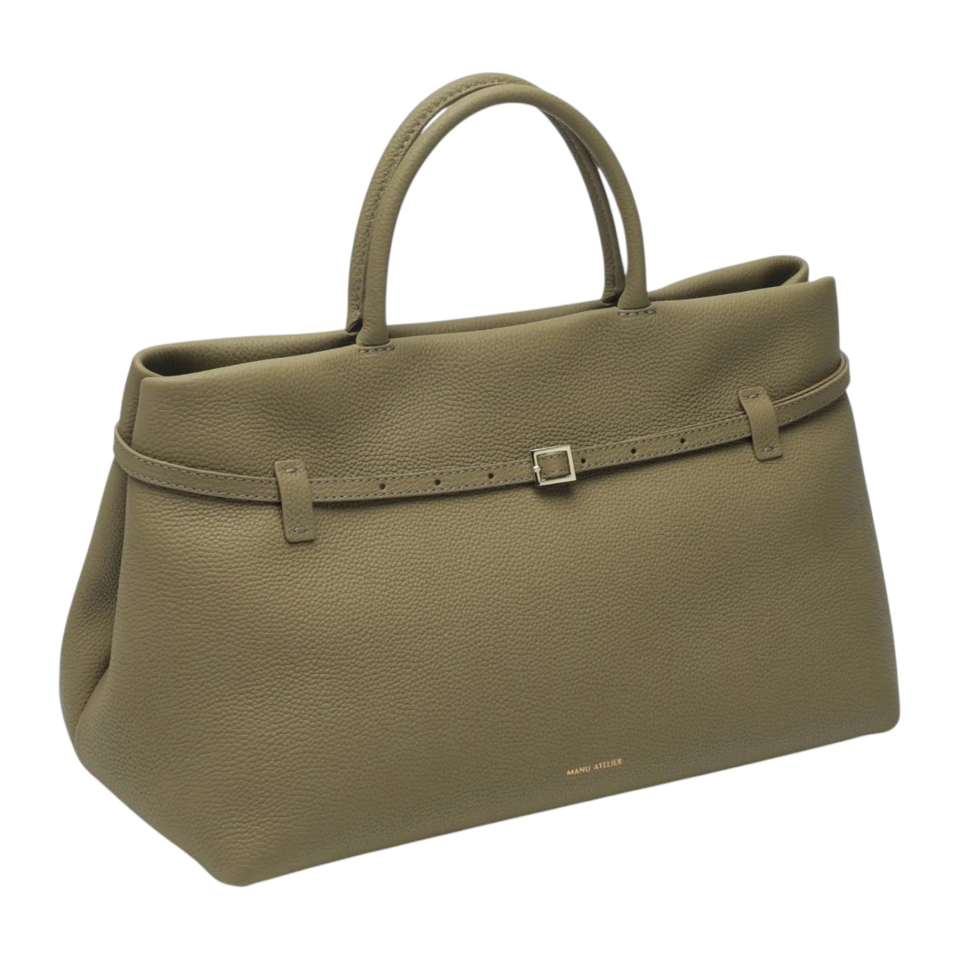 Manu Atelier  Le Cambon 40 olive green bag