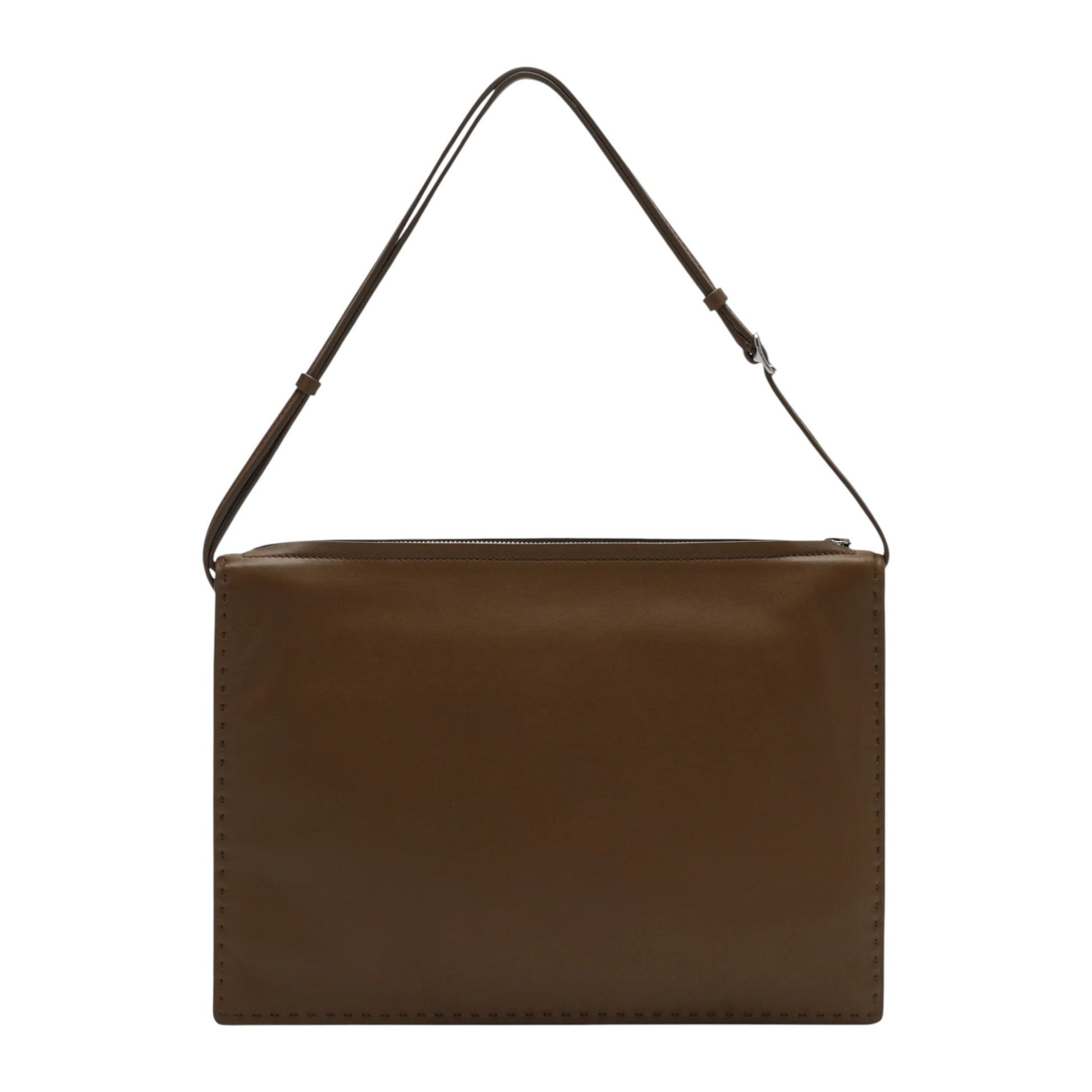 PHOEBE PHILO  Glove Pochette in caramel leather