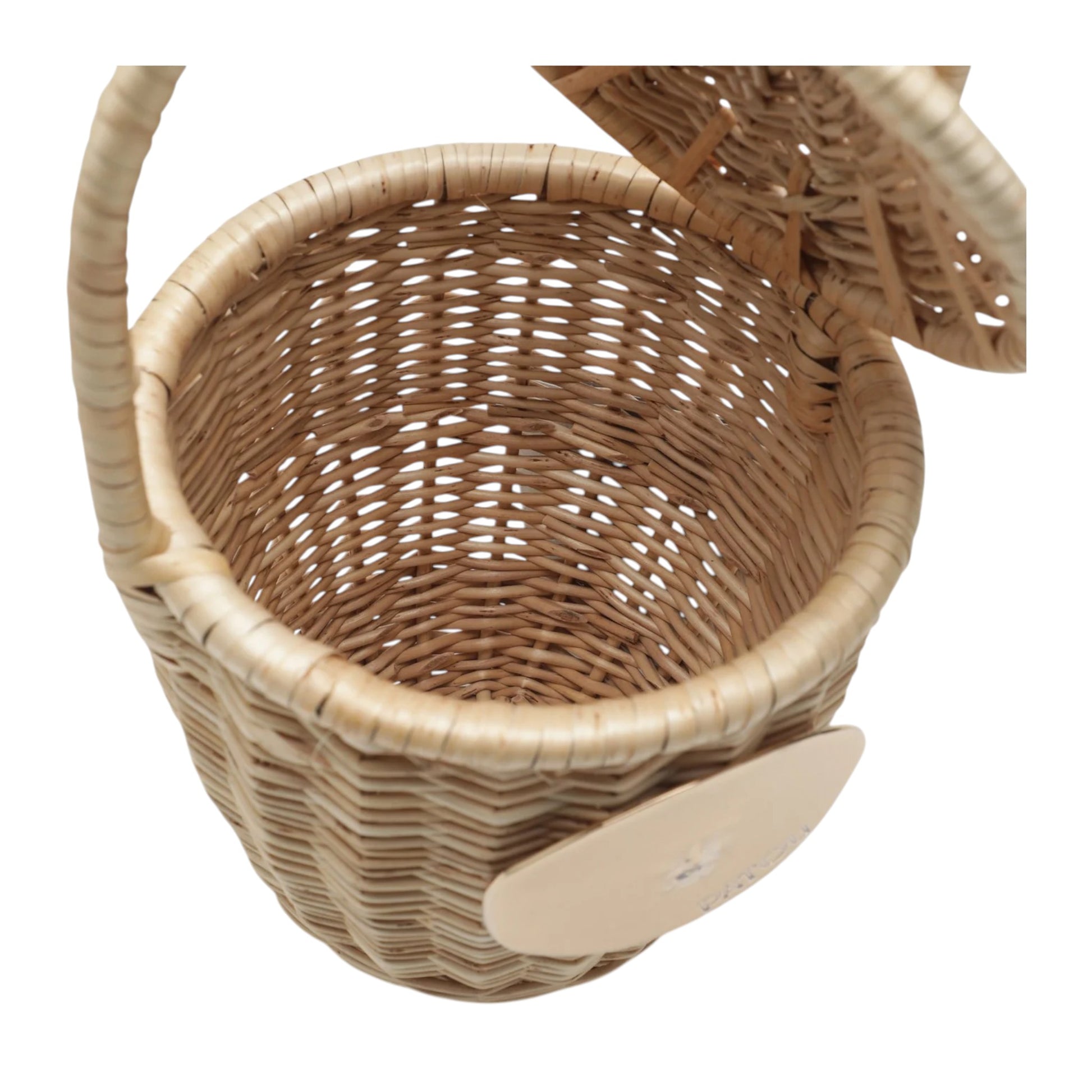 Patou  Beige wicker bucket