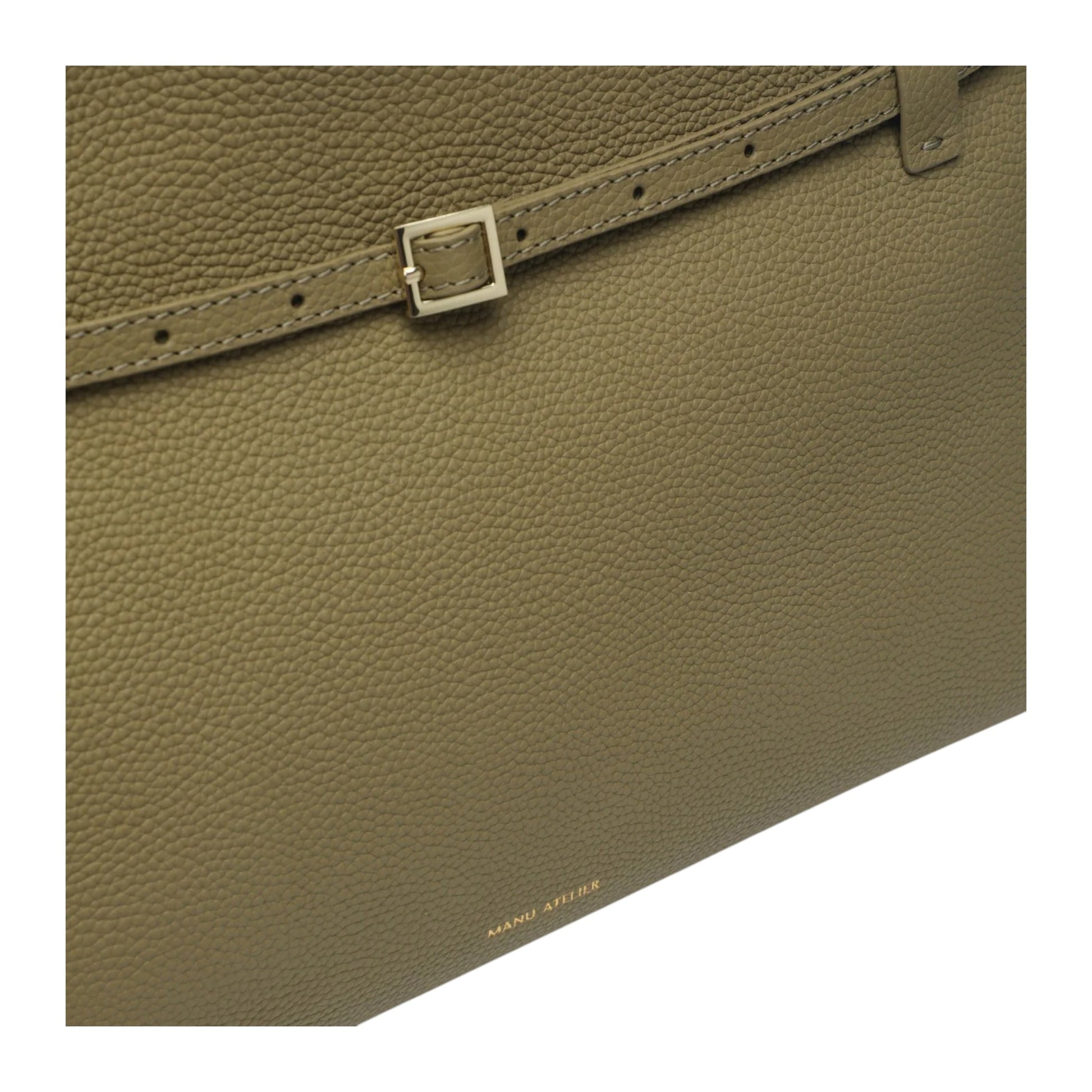 Manu Atelier  Le Cambon 40 olive green bag