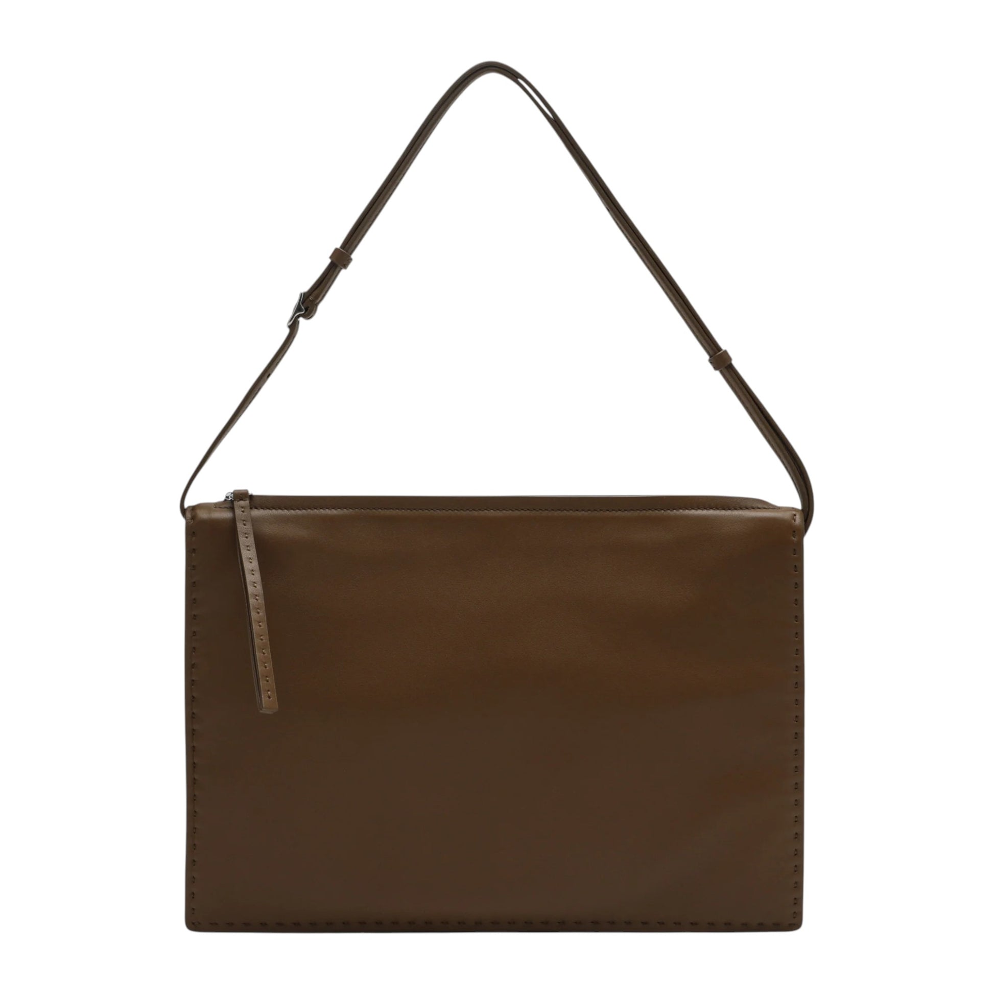 PHOEBE PHILO  Glove Pochette in caramel leather