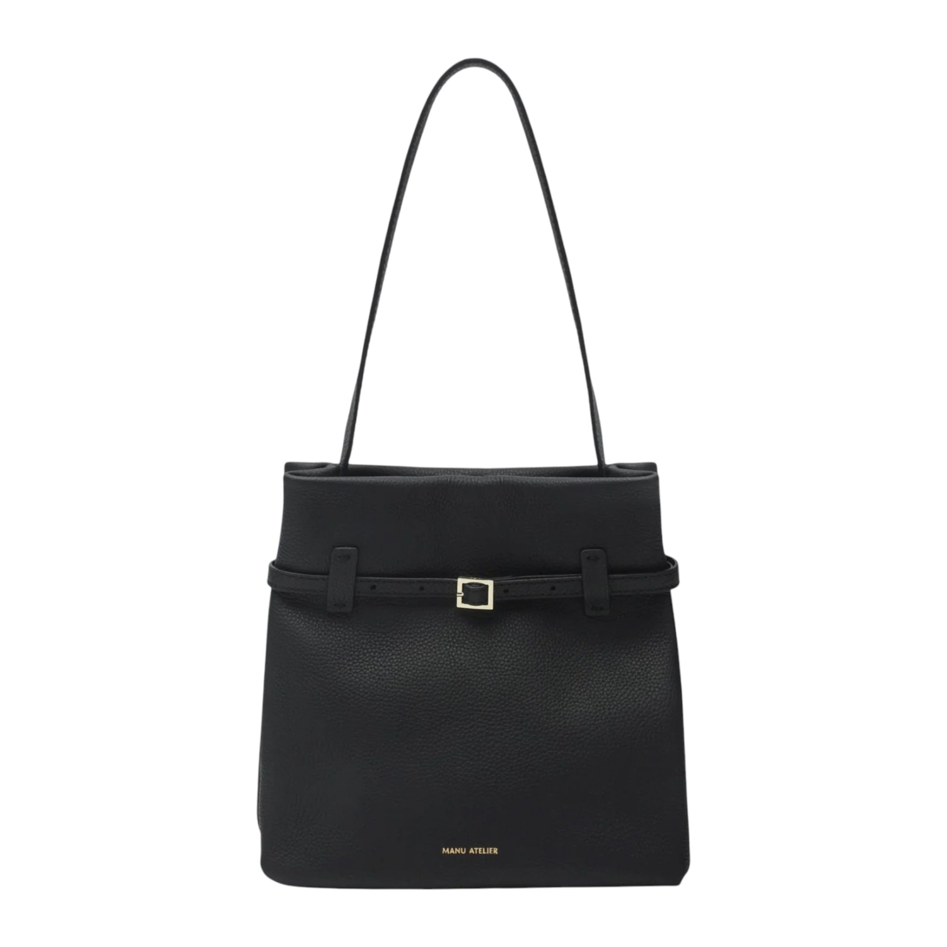Manu Atelier Mini Tote du Jour black bag